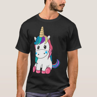 Unicorn Super Schattige Ontwerp T-shirt