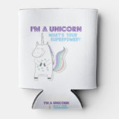 Unicorn Superpower Blikjeskoeler (Voorkant)