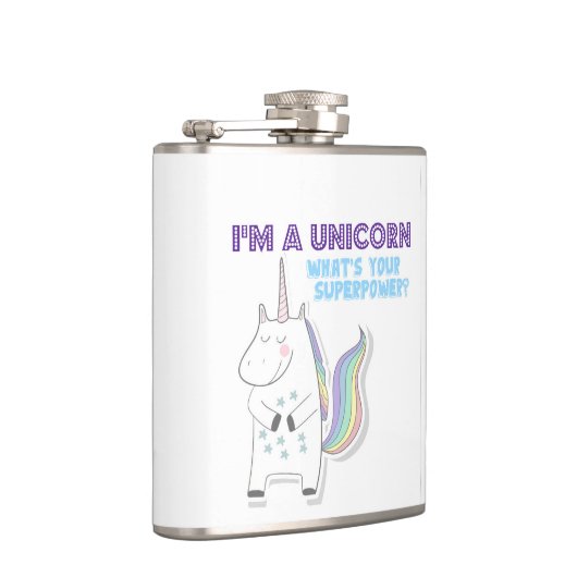 Unicorn Superpower Heupfles (Rechts)