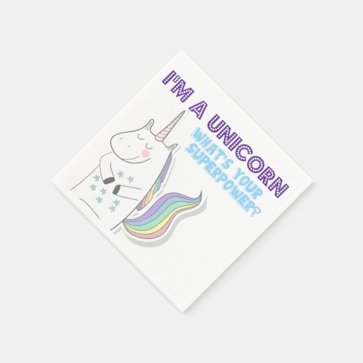 Unicorn Superpower Servetten (Hoek)