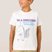 Unicorn Superpower T-shirt (Voorkant)