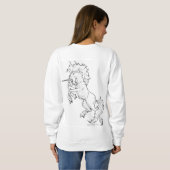 Unicorn Sweatshirt (Achterkant volledig)
