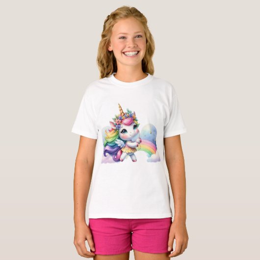 Unicorn T.Shirt T-shirt (Voorkant volledig)