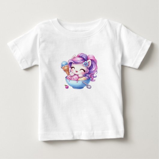 unicorn t-shirt voor kinderen (Voorkant)