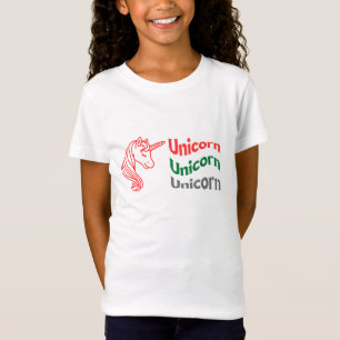Unicorn T-shirt voor meisjes.