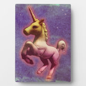 Unicorn Tabletop Plaque 5x7 (Paarse Mist) Fotoplaat (voorkant)