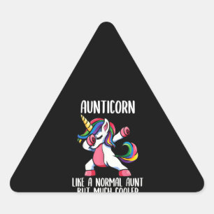 unicorn - tante - verjaardagsfeestje apparel , aar sticker