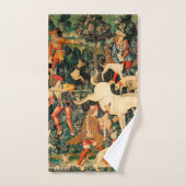 Unicorn Tapestries middeleeuwse klassieker verdedi Bad Handdoek (Handdoek)