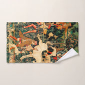Unicorn Tapestries middeleeuwse klassieker verdedi Bad Handdoek (Handdoek)