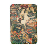 Unicorn Tapestries middeleeuwse klassieker verdedi Badmat (Voorkant Verticaal)