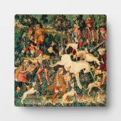 Unicorn Tapestries middeleeuwse klassieker verdedi Fotoplaat (Voorkant)