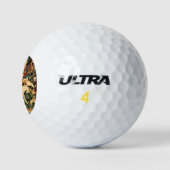 Unicorn Tapestries middeleeuwse klassieker verdedi Golfballen (Logo)