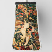 Unicorn Tapestries middeleeuwse klassieker verdedi Golfheadcover (Draai 90)