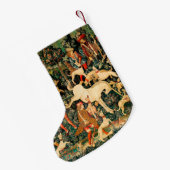 Unicorn Tapestries middeleeuwse klassieker verdedi Kleine Kerstsok (Achterkant (Hangend))