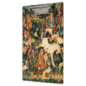 Unicorn Tapestries middeleeuwse klassieker verdedi Klembord (Links)