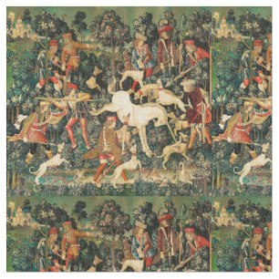 Unicorn Tapestries middeleeuwse klassieker verdedi Stof