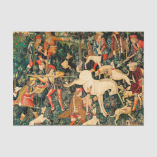 Unicorn Tapestries middeleeuwse klassieker verdedi Tissuepapier