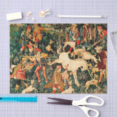 Unicorn Tapestries middeleeuwse klassieker verdedi Tissuepapier (Craft)