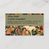 Unicorn Tapestries middeleeuwse klassieker verdedi Visitekaartje (Voorkant)