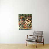 Unicorn Tapestries middeleeuwse klassieker verdedi Wandkleed (In situ)