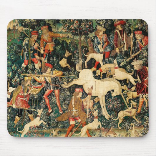 Unicorn Tapestries verdedigt middeleeuwse mythe Le Muismat (Voorkant)