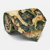 Unicorn Tapestries verdedigt middeleeuwse mythe Le Stropdas (Opgerold)