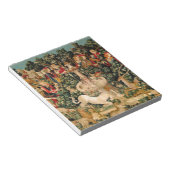 Unicorn Tapestries vond Legend Myth Medieval Art Notitieblok (Schuin)