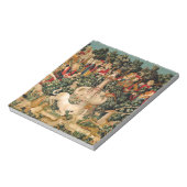 Unicorn Tapestries vond Legend Myth Medieval Art Notitieblok (Linkerzijde)