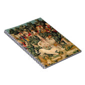 Unicorn Tapestries vond Legend Myth Medieval Art Notitieboek (Rechterzijde)