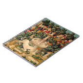Unicorn Tapestries vond Legend Myth Medieval Art Notitieboek (Linkerzijde)