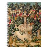 Unicorn Tapestries vond Legend Myth Medieval Art Notitieboek (Voorkant)