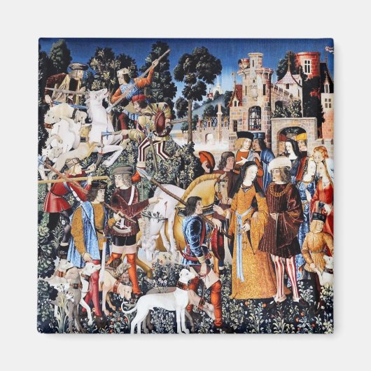 Unicorn Tapestry #6 magnet (Voorkant)