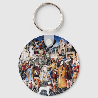 Unicorn Tapestry #6 sleutelhanger