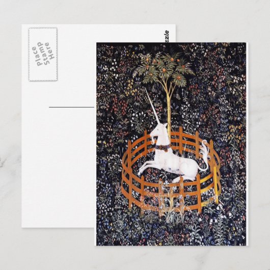 Unicorn Tapestry #7 briefkaart (Voorkant / Achterkant)