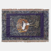 Unicorn Tapestry #7 Throw Blanket Deken (Voorkant)