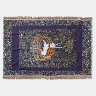 Unicorn Tapestry #7 Throw Blanket Deken