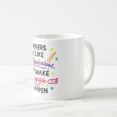 Unicorn Teacher Mug Koffiemok (Voorkant rechts)