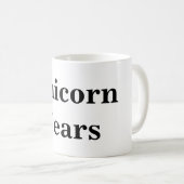 Unicorn Tears Koffiemok (Voorkant rechts)