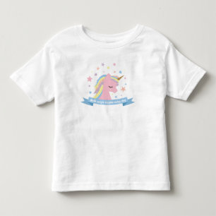 Unicorn tee shirt - "maak magie elke dag mogelijk"