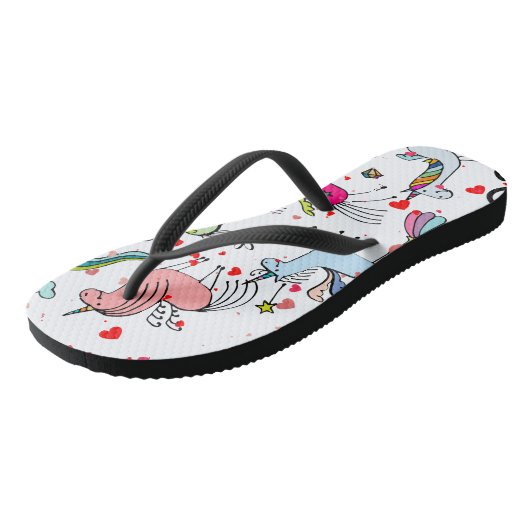 Unicorn Teenslippers (Schuin)