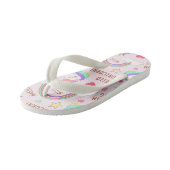 Unicorn-Teenslippers Kinder Teenslippers (Schuin)