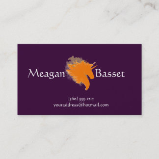 Unicorn tegen brand visitekaartje