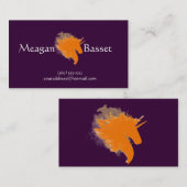 Unicorn tegen brand visitekaartje (Voorkant / Achterkant)