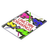 Unicorn Tekeningen - Grappig notebook Real Unicorn Notitieboek (Linkerzijde)