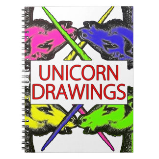 Unicorn Tekeningen - Grappig notebook Real Unicorn Notitieboek
