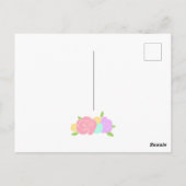Unicorn Thank You Postcard Briefkaart (Achterkant)