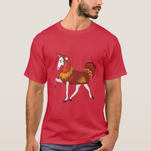 Unicorn-Thanksgiving T-shirt (Voorkant)