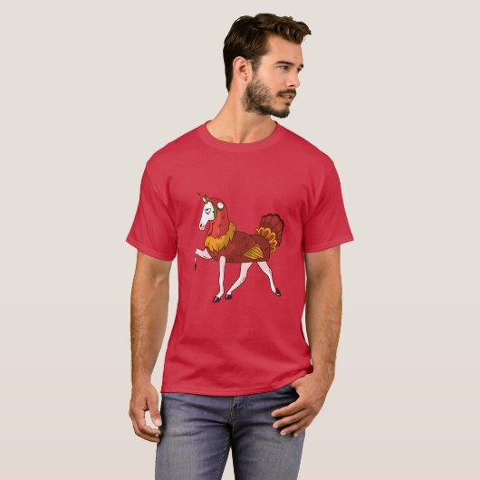 Unicorn-Thanksgiving T-shirt (Voorkant volledig)