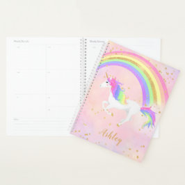 Unicorn thema planner | Magisch roze & goud