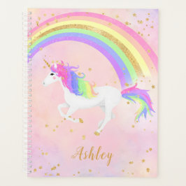 Unicorn thema planner | Magisch roze & goud